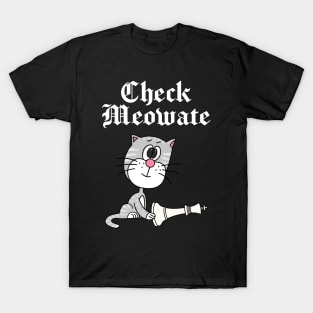 Check Meowate, Chess Cat Funny T-Shirt